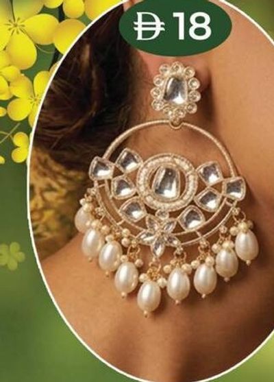 Ladies Pearl Drop Earrings