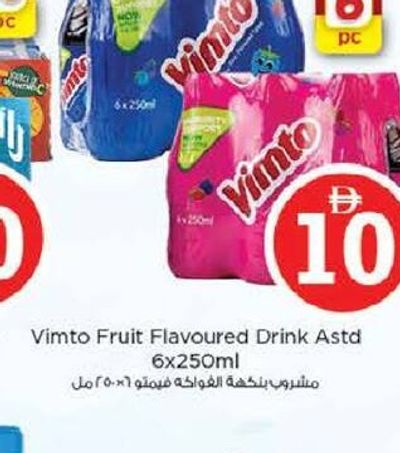 Vimto Fruit Flavoured Drink Asstd 6x250ml