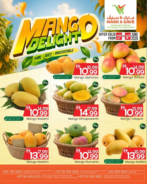 Mango Delight from Mark & Save until 14th June