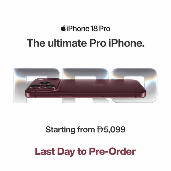 Sale On iPhone 18 Pro from Jumbo until 30th September