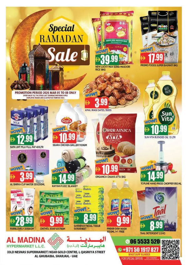 Special Ramadab Sale - Al Ghubaiba from Al Madina Hypermarket until 8th March