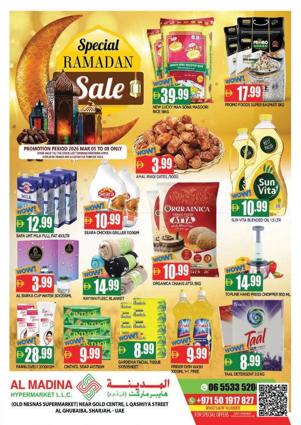Special Ramadab Sale - Al Ghubaiba from Al Madina Hypermarket until 8th March