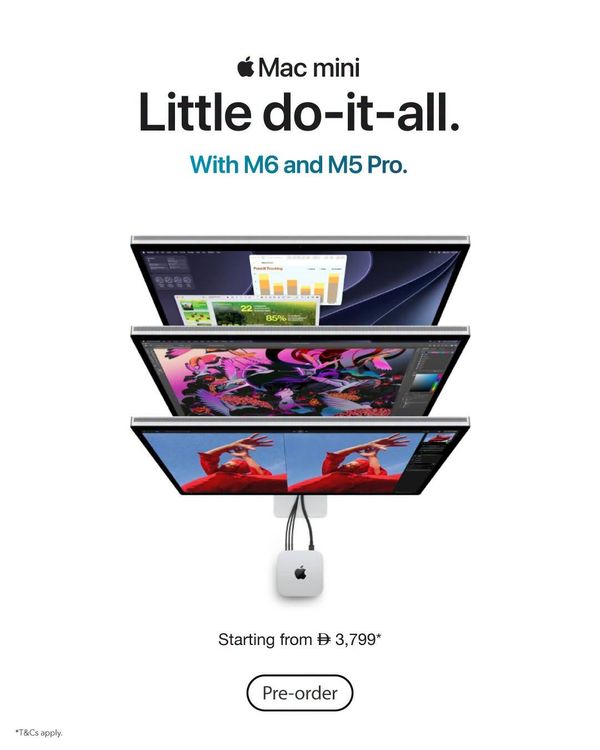 Sale On Mac Mini from Sharaf DG until 6th September