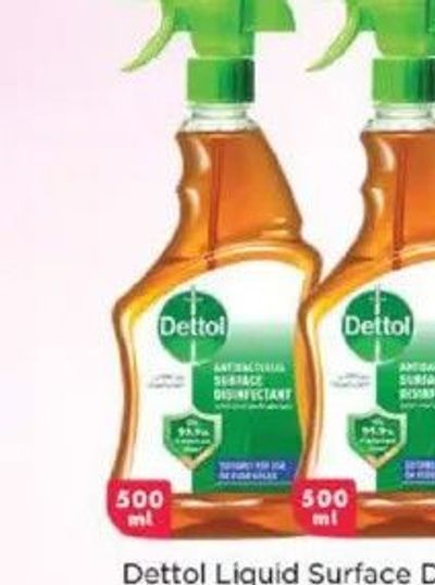 Dettol Liquid Surface Disinfectant Trigger 2x500ml
