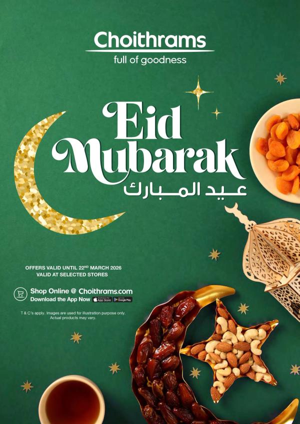 Eid Mubarak Offers from Choithrams until 22nd March