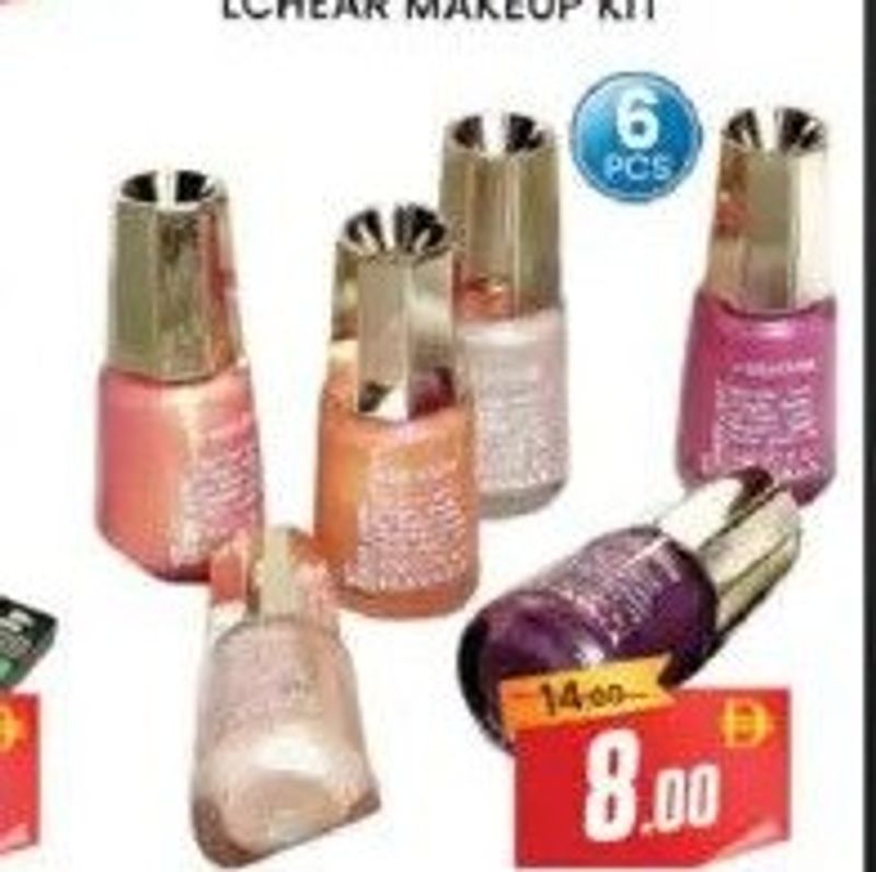 6 PCS NAIL POLISH
