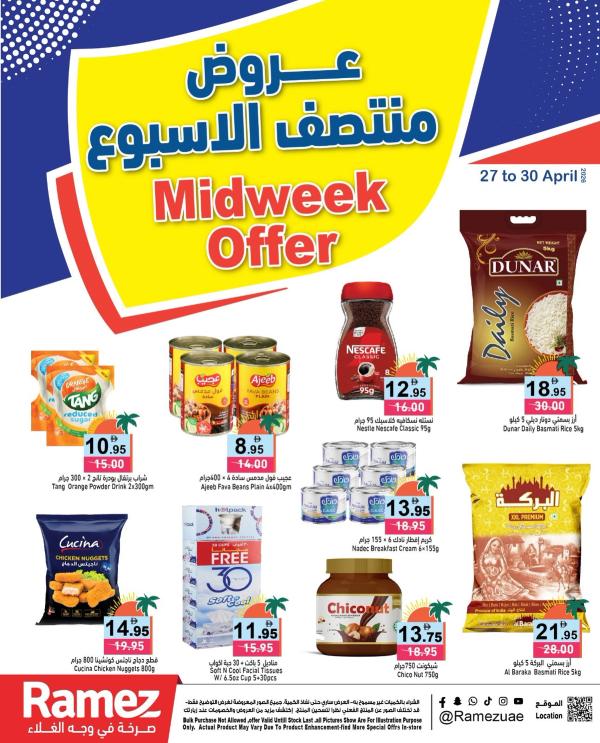 Midweek Offer from Aswaq Ramez until 30th April