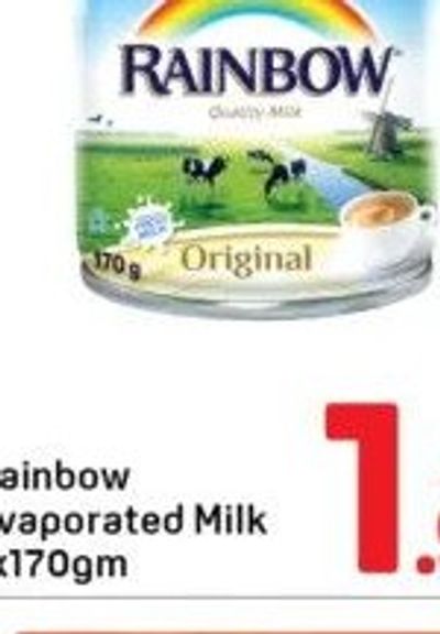 Rainbow Evaporated Milk 1x170gm