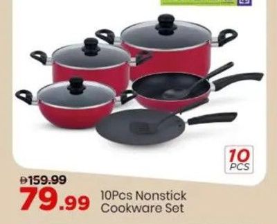 Royalford 10Pcs Nonstick Cookware Set