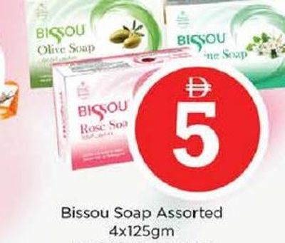 Bissou Soap Assorted 4x125gm