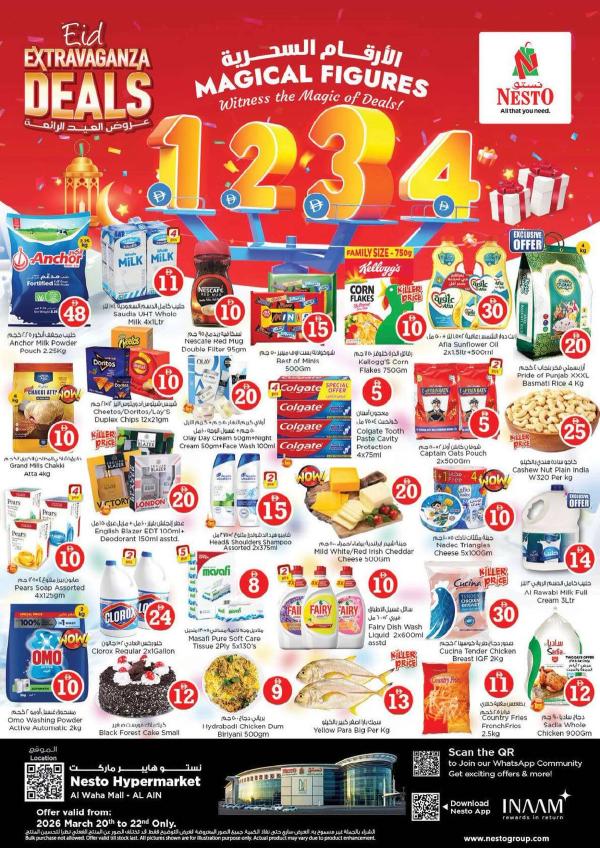 Weekend Grabs - Al Waha Mall, Al Ain from Nesto until 22nd March