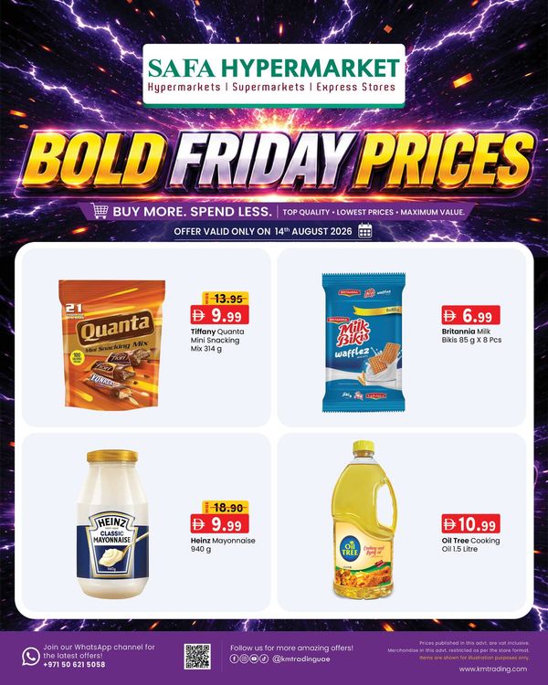 Bold Friday Prices