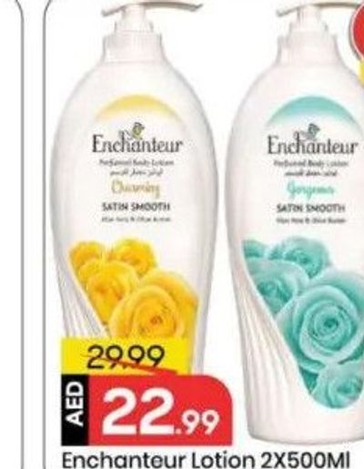Enchanteur Lotion 2X500Ml Assorted