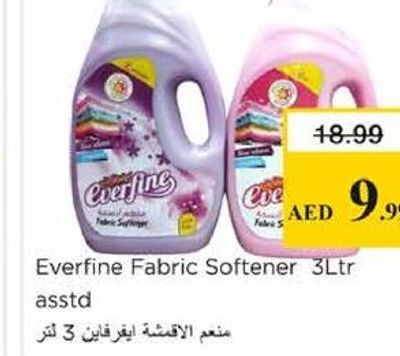Everfine Fabric Softener 3Ltr asstd