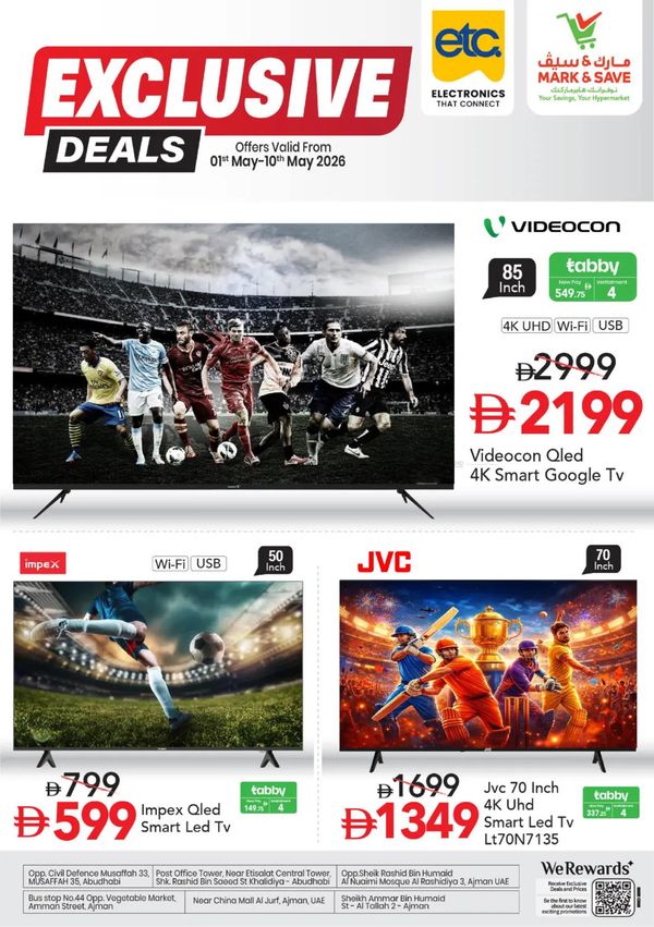 Exclusive Deals from Mark & Save until 10th May