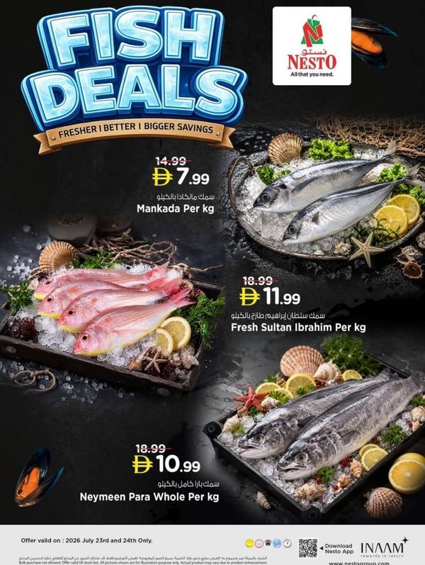 Fish Deals from Nesto until 24th July