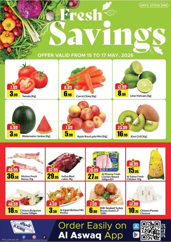 Fresh Savings from RAK National Markets until 17th June