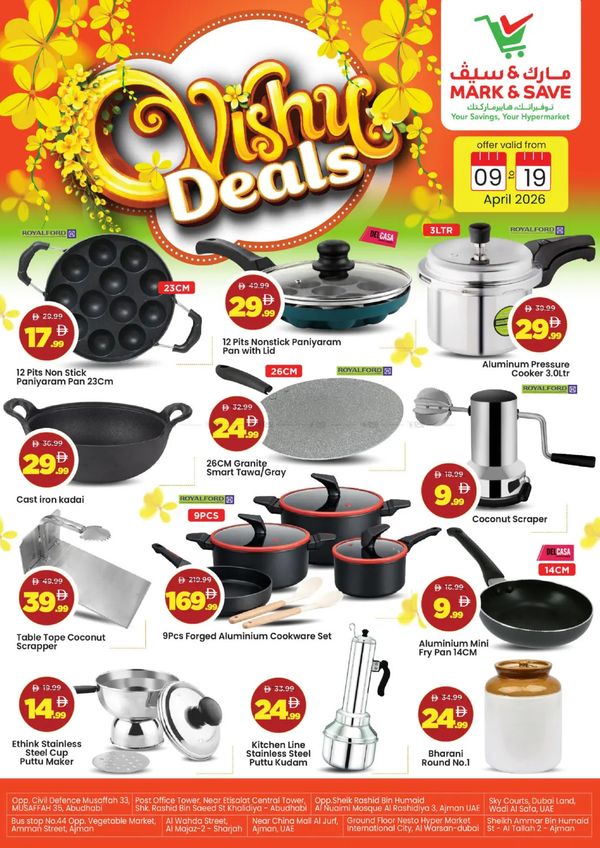 Happy Vishu Deals from Mark & Save until 19th April