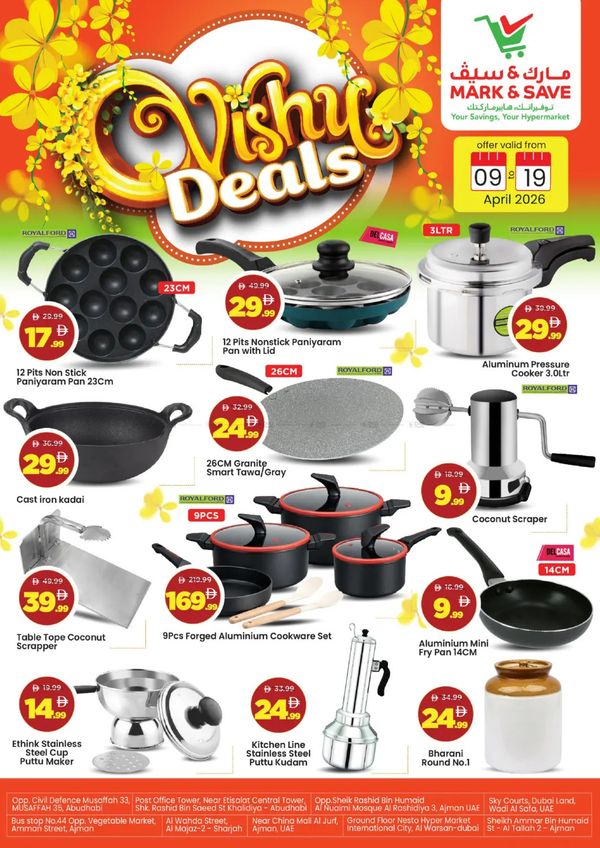 Happy Vishu Deals from Mark & Save until 19th April
