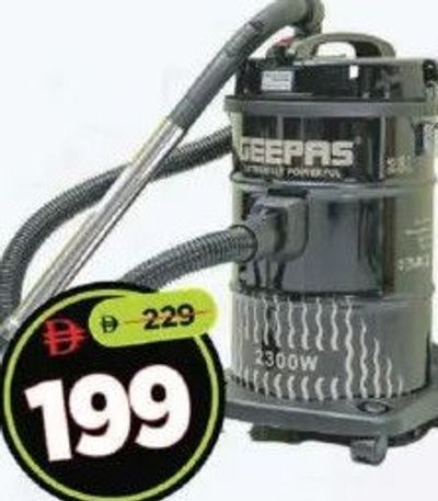 Geepas Drum Vacuum Cleaner 2300W