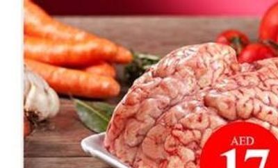 Beef Brain Defrost per kg