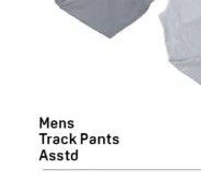 Mens Track Pants Asstd