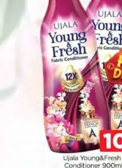 Ujala Young&Fresh Fabric Conditioner 900ml Asstd