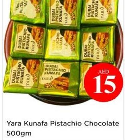 Yara Kunafa Pistachio Chocolate 500gm