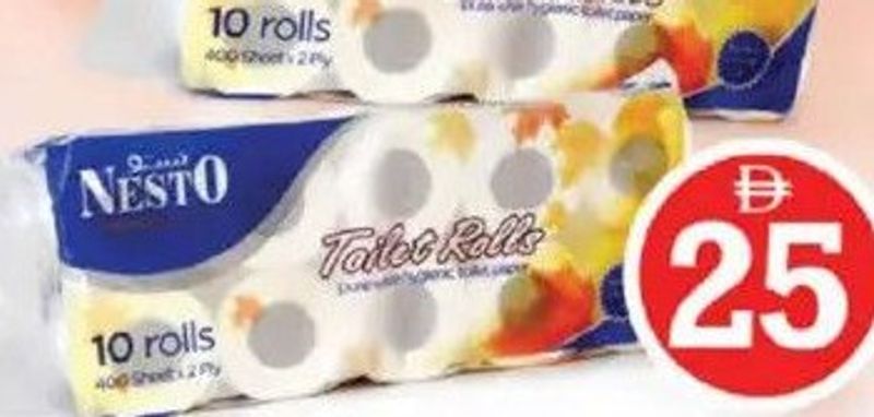 Nesto Toilet Roll 2Ply 2x10x400's