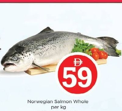 Norwegian Salmon Whole per kg
