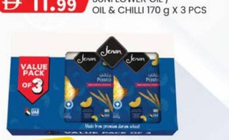 JENAN PASTA 400 g X 3 PCS