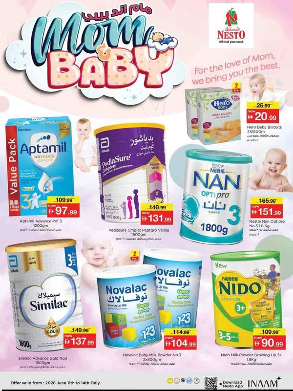 Mom & Baby Sale from Nesto until 14th June