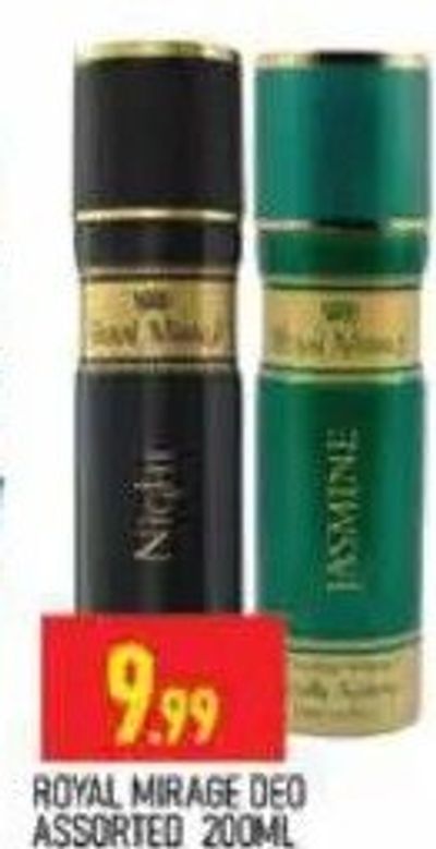 Royal Mirage Deo Assorted 200ml