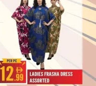 LADIES FRASHA DRESS ASSORTED