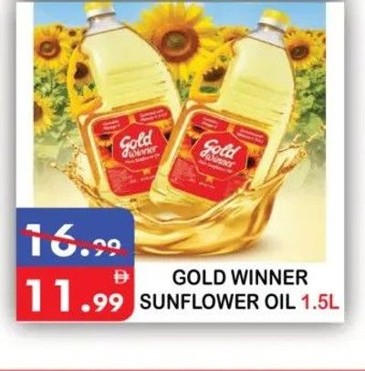 Gold Winner Sunflower Oil 1.5L