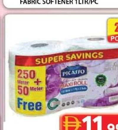 Picasso Toilet Roll 2x150 Sheets x 2Ply Promo
