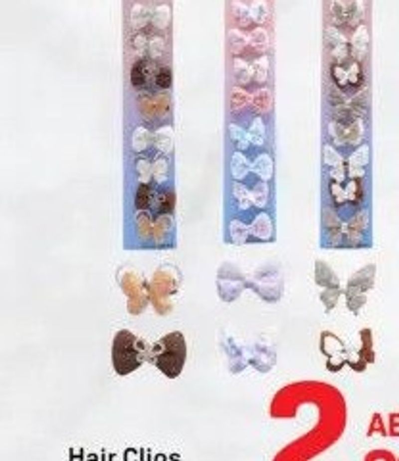 Hair Clips Asstd