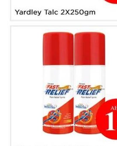 Yardley Talc 2x250gm