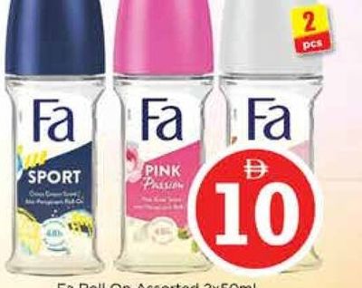 Fa Roll On Assorted 2x50ml