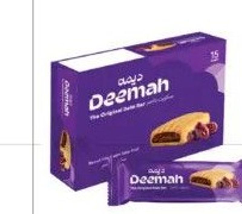 Deemah Date Bar Biscuits 1x375gm