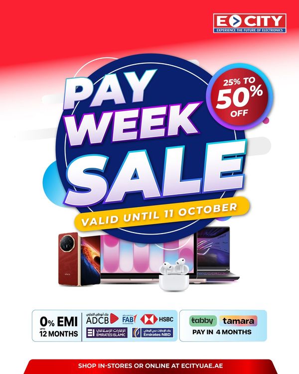 Amazing Deals from ECity until 11th October