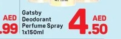 Gatsby Deodorant Perfume Spray 1x150ml