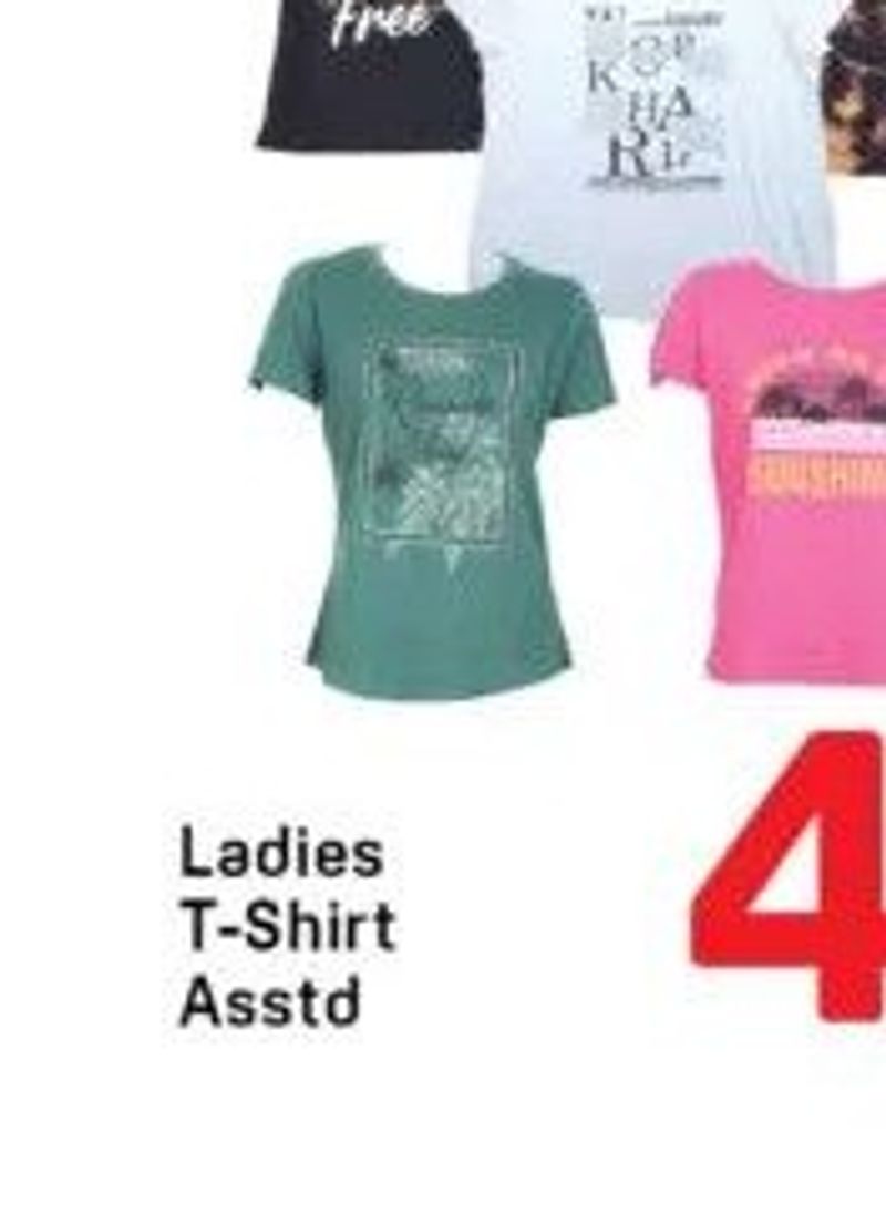Ladies T-Shirt Asstd