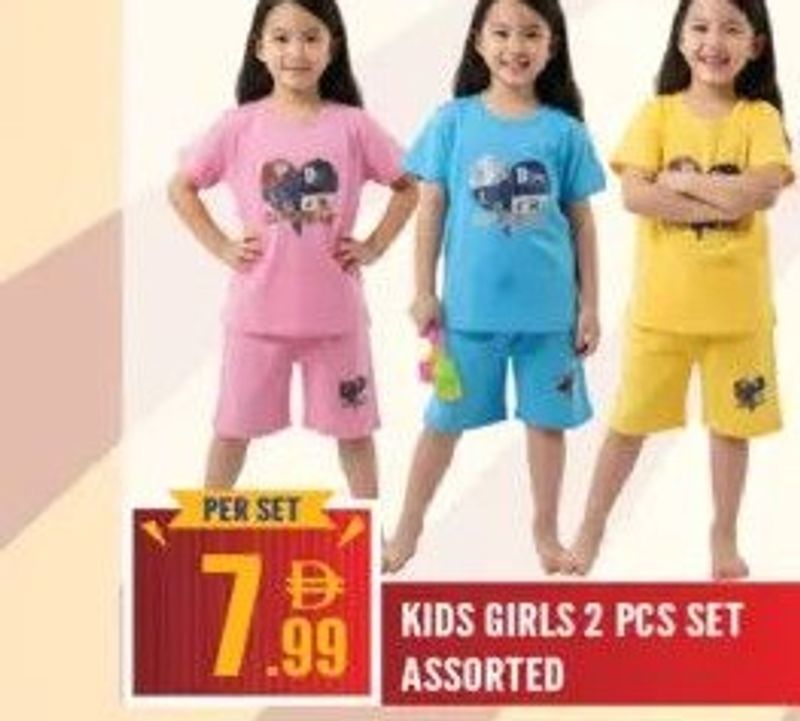 KIDS GIRLS 2 PCS SET ASSORTED