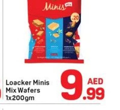 Loacker Minis Mix Wafers 1x200gm