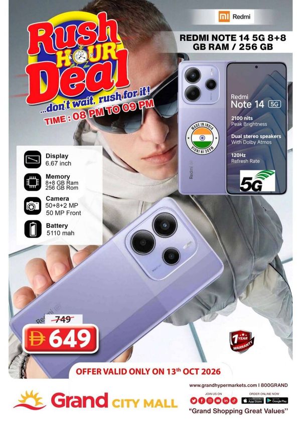 Rush Hour Deal