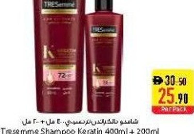 Tresemme Shampoo Keratin 400ml + 200ml