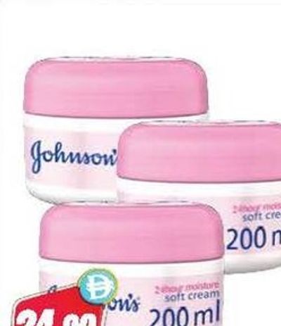 Johnson's Soft Cream Moisture 3 x 200ml