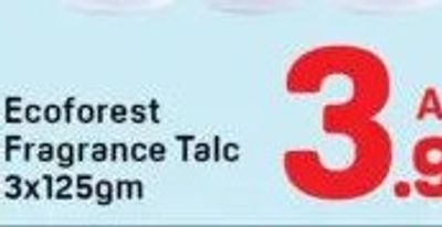 Ecoforest Fragrance Talc 3x125gm