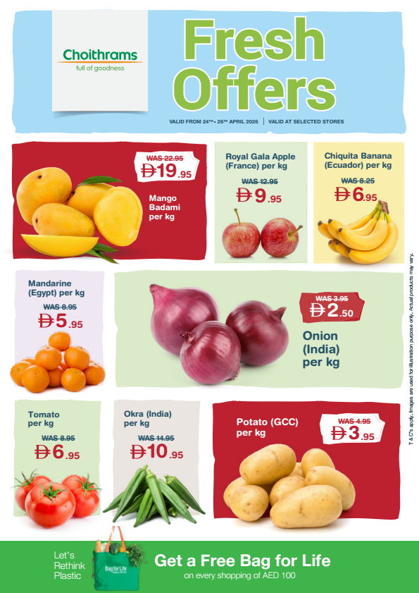 Fresh Offers from Choithrams until 26th April
